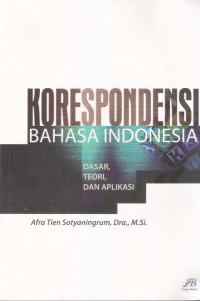 KORESPONDENSI BAHASA INDONESIA