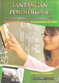 Tantangan Pendidikan